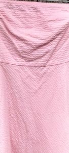 Duck head jeans pink texted strapless 👗 lined 3